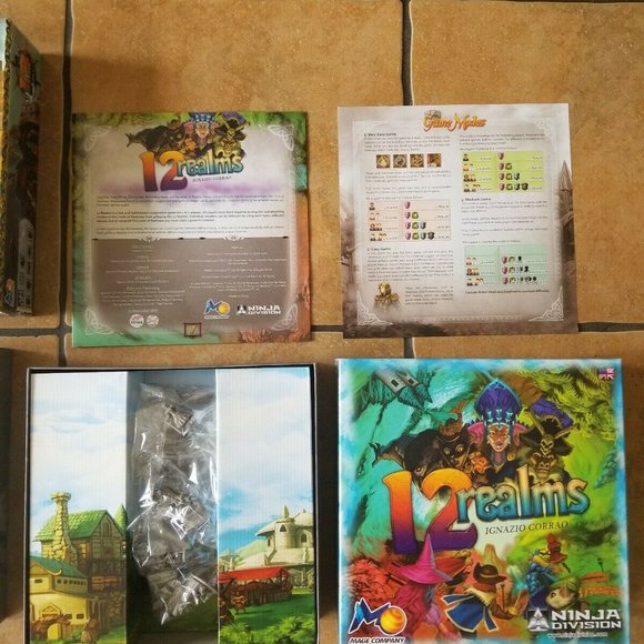 12 Realms IGNAZIO CORRAO  & ANCESTORS LEGACY strategic multi-player Boardgames - Picture 5 of 8